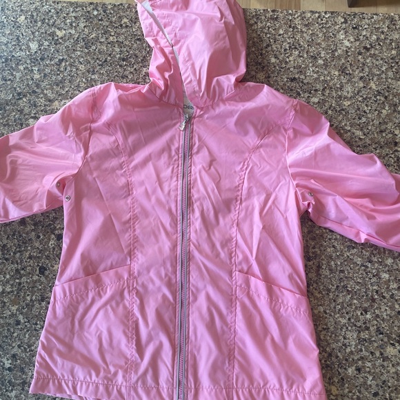 CHEROKEE Girls XL  rain and wind jacket Fits ladies S-M. Packs tiny Lightweight - Picture 3 of 9